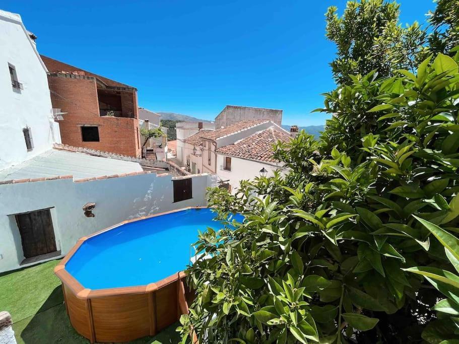 La Palmera. Casa Rural Con Piscina Privada. Villa Benadalid Bagian luar foto