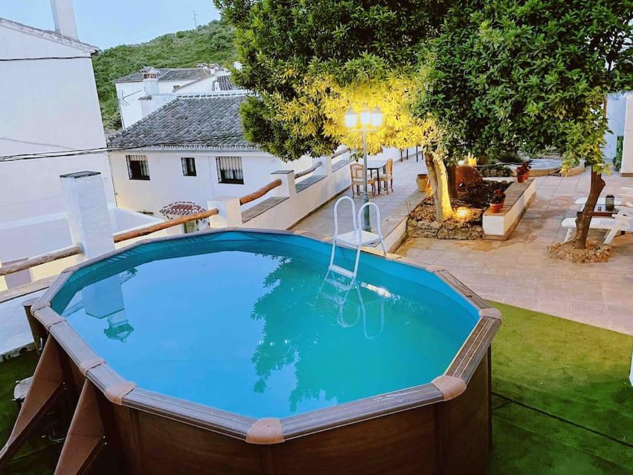 La Palmera. Casa Rural Con Piscina Privada. Villa Benadalid Bagian luar foto