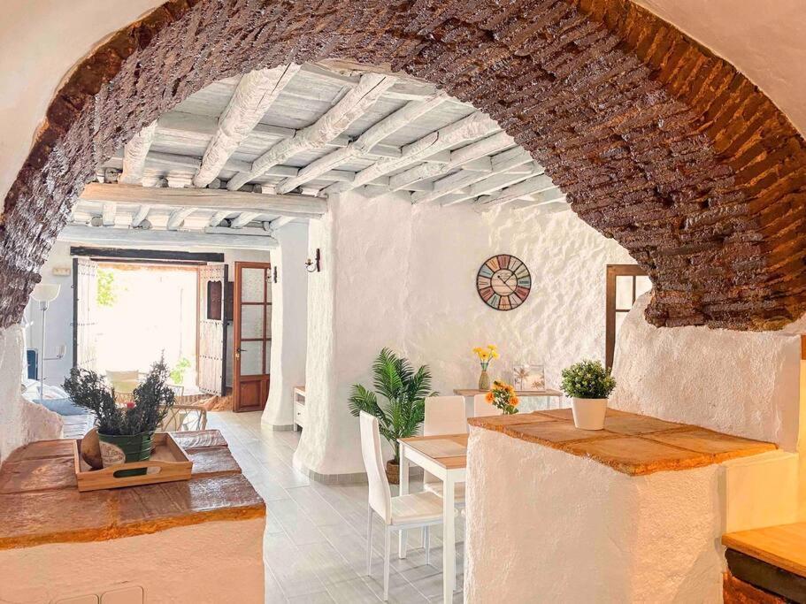 La Palmera. Casa Rural Con Piscina Privada. Villa Benadalid Bagian luar foto